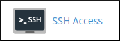 cPanel - Security - SSH Access icon