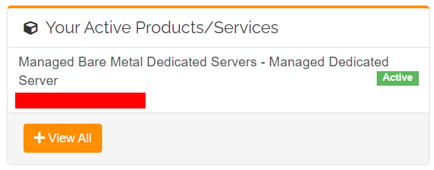 Ordering a2 hosting package: Managed Dedicated Server hosting